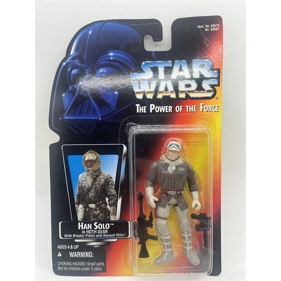 Hasbro Star Wars Power Of The Force Han Solo In Hoth Gear Action Figure - Picture 5 of 9